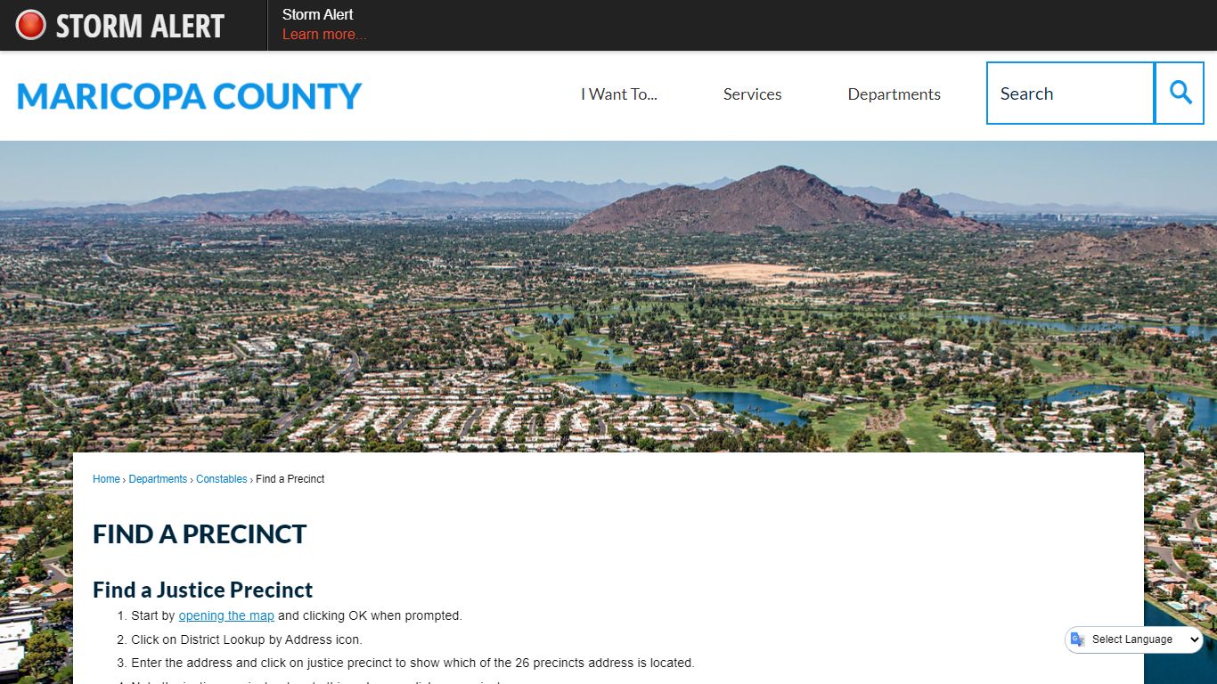 Find a Precinct | Maricopa County, AZ